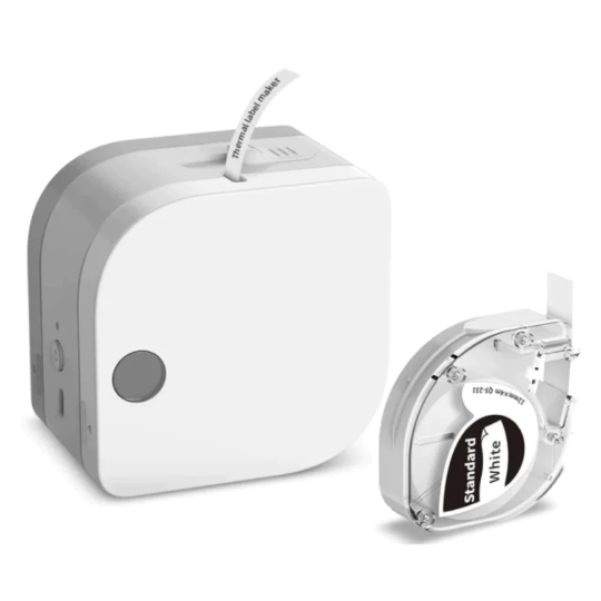 Máy in đa năng P12 PRO kết nối điện thoại, máy in hộp phấn, in ruy băng gối quà, in sticker quần áo, tặng 1 cuộn khi mua