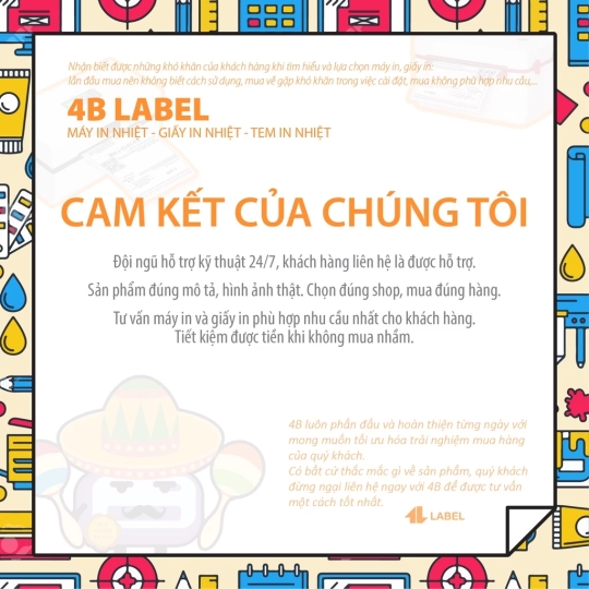 Giấy in nhiệt A7 70x100 dạng cuộn 30m, tem nhiệt 4B Label chuyên dùng in đơn hàng TMDT, siêu tiết kiệm