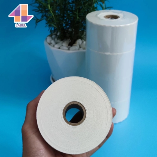 Giấy in nhiệt GHTK 50x50, cuộn 25m gần 500 tem nhiệt cho GHTK